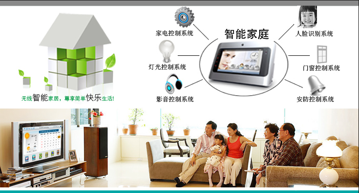 智能家居触摸显现屏案例